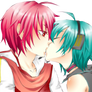 akaito x mikuo render