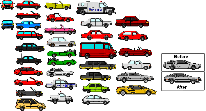 Pixel Cars Collection My Pixel Cars Collection by Mike-Dragon on DeviantArt