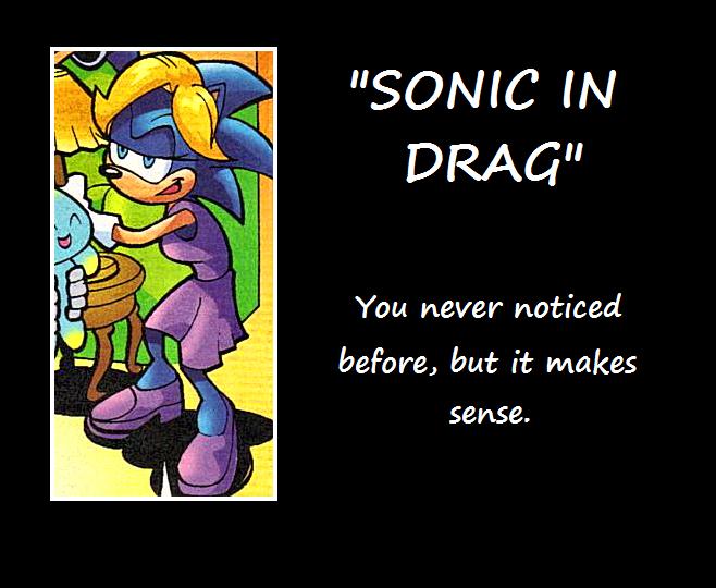 Demotivational: ''Sonic in Drag''