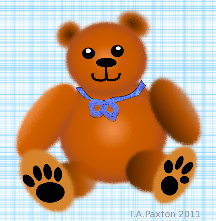 Inkscape Teddy Bear