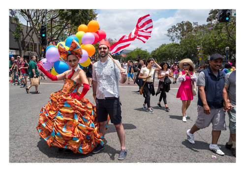 Four Dresses At LA Pride 1 of 4