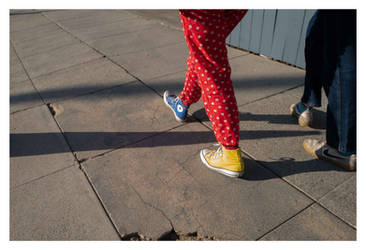 Blue/Yellow Sneakers