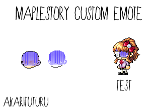 Maplestory Custom Emotes - Darn it (Purple Rage)