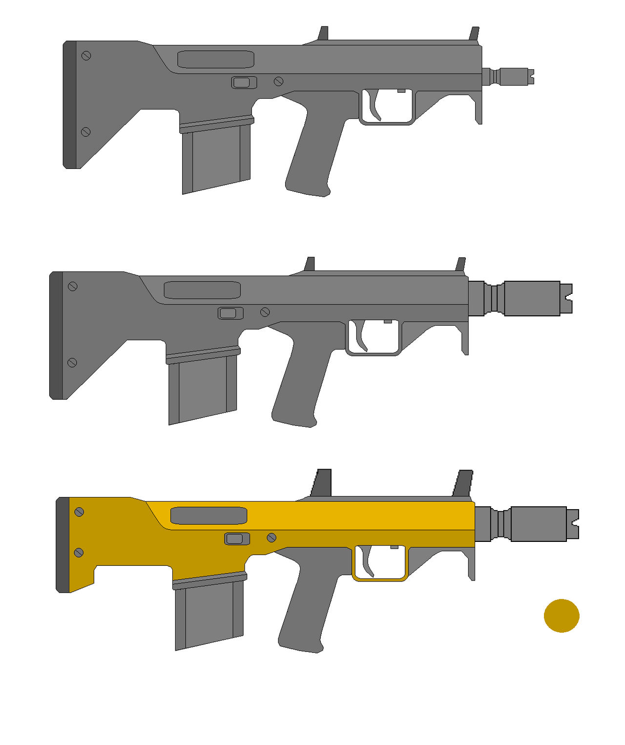 Tech Rifles Deviantart Game Rifle concept 44 by Divinity-MarcusArts on DeviantArt