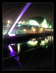 Millenium Bridge at Night 02