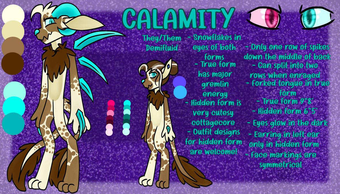 Cosmic Rapture Calamity Calamity Ref || P by CosmicCalamityy on DeviantArt