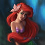 Ariel with Flower
