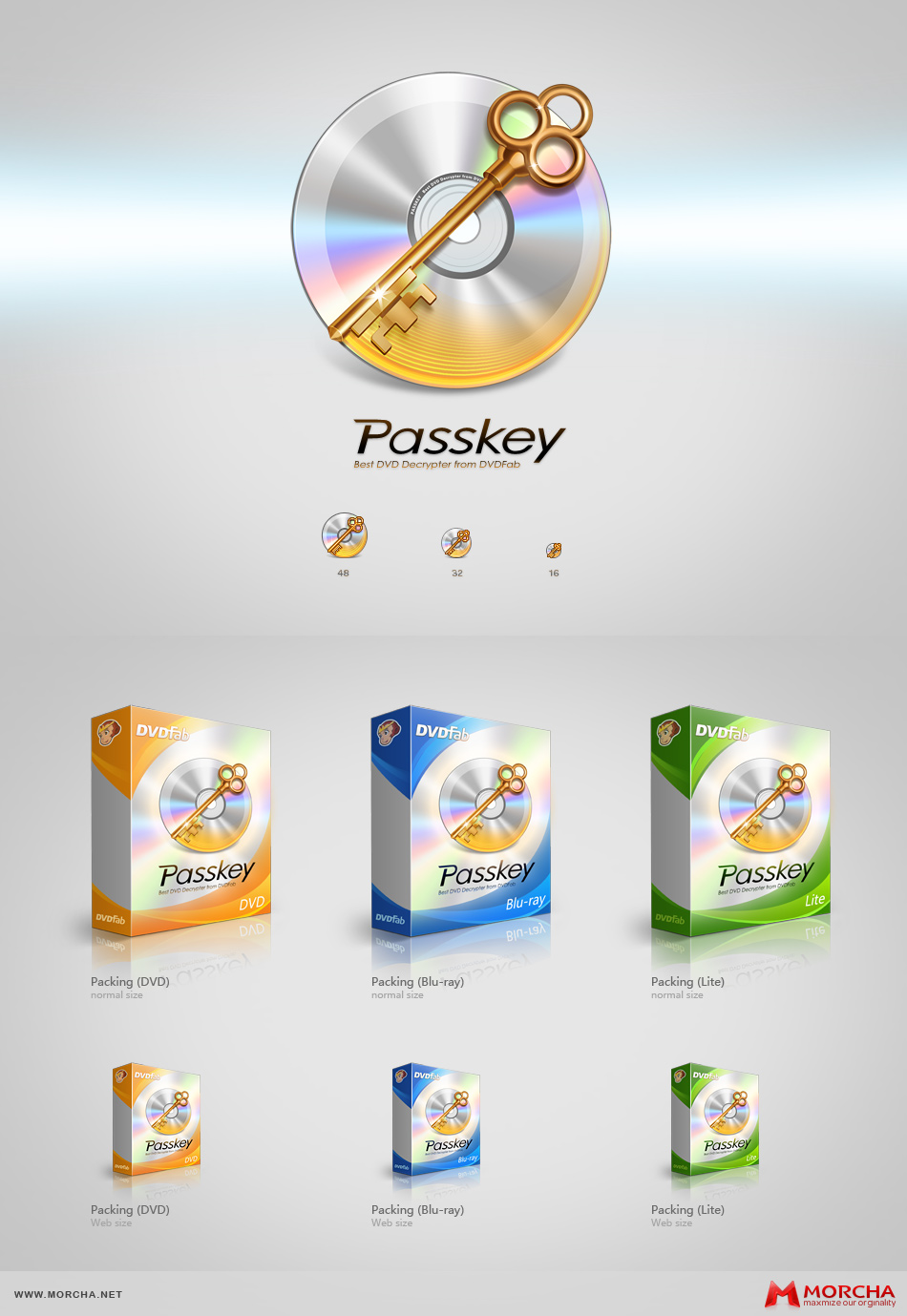 DVDfab Passkey Logo Design