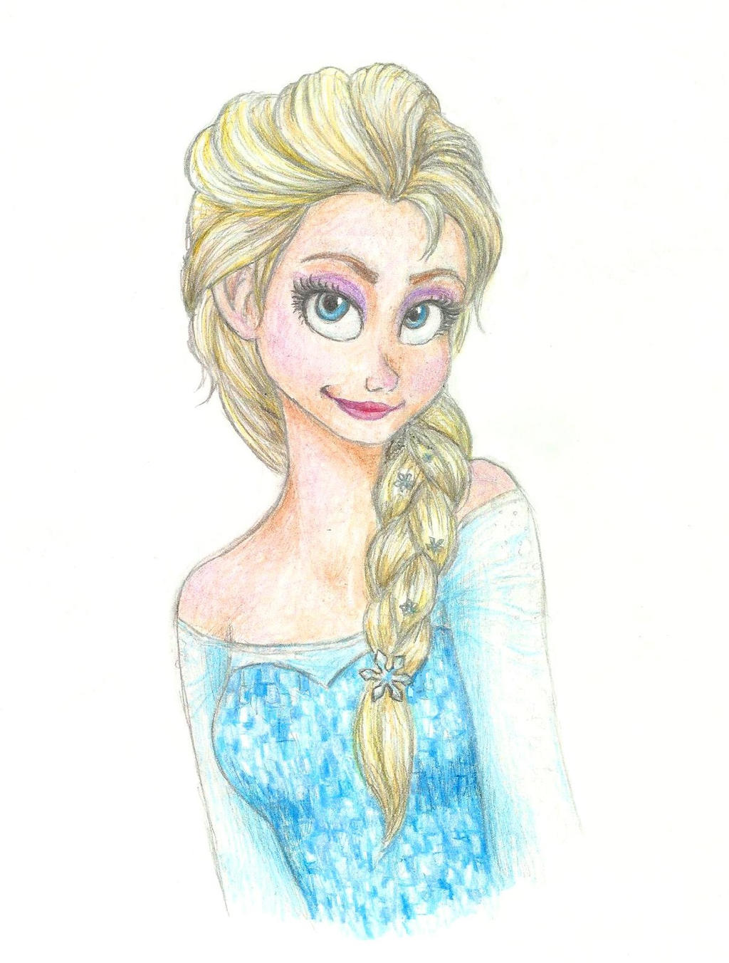 Elsa portrait by Xijalle on DeviantArt