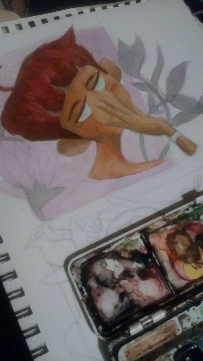 He Has An Expressive Nature: Part 2 of Watercolor by AnotherTryAtTrying