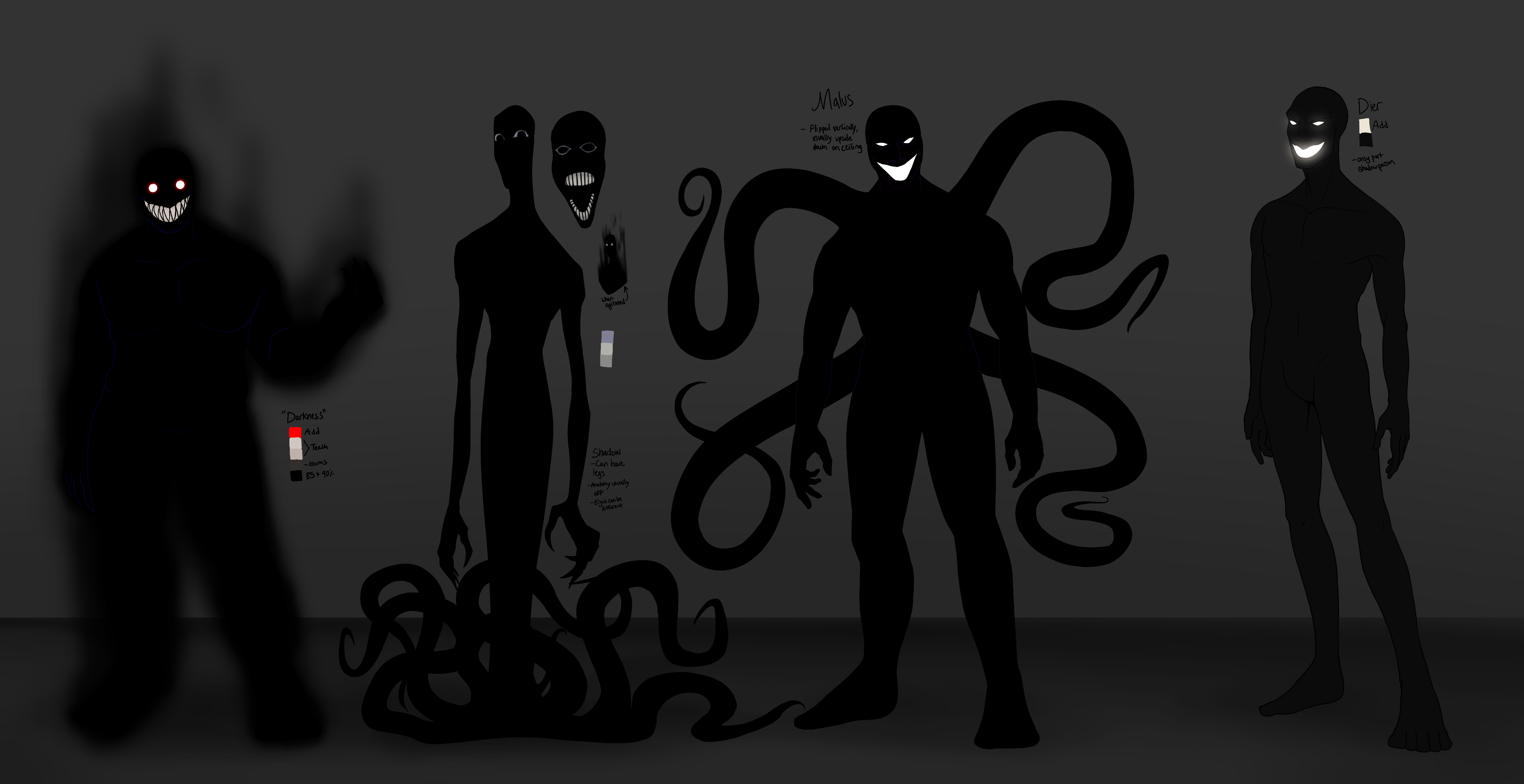 Shadow Figure Smiling Fnaf 2 Shadow Figure
