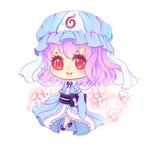 Chibi Yuyuko by HotaruAyanami