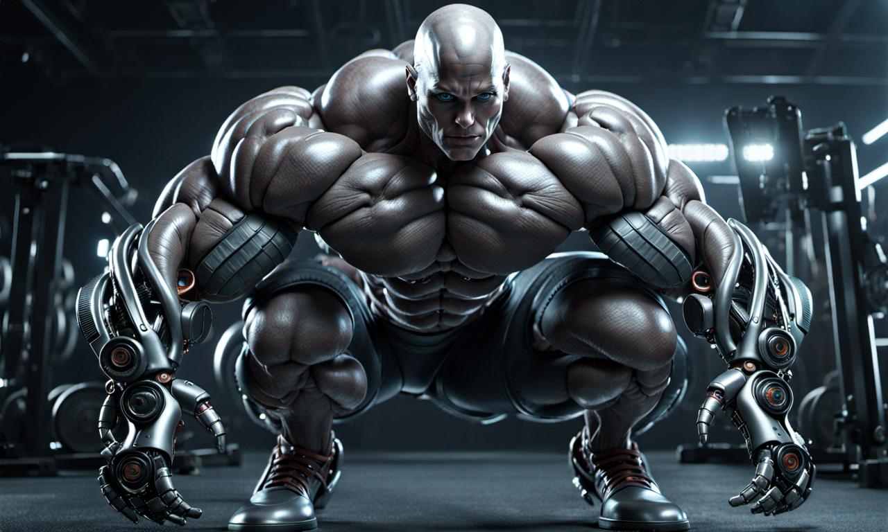 Muscle System Monster Robotic Mass Monster Female Bodybuilder With Monst by Roadkill205 on ...