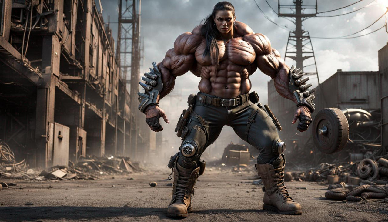 Muscle System Monster Steroid Post Apocalyptic Massive Muscle Monster Gi by Roadkill205 on ...