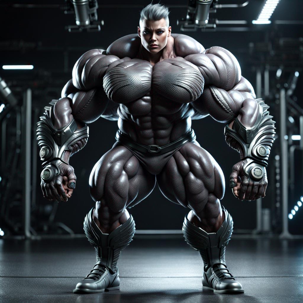 Super Steroid Sci-Fi Massive Muscle Monster Girl by Roadkill205 on ...