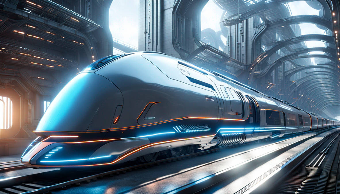 Science Fiction Train Futuristic Sci-Fi Hyper Train by Roadkill205 on DeviantArt