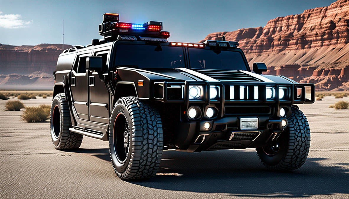 Cyberpunk Police Hummer by Roadkill205 on DeviantArt