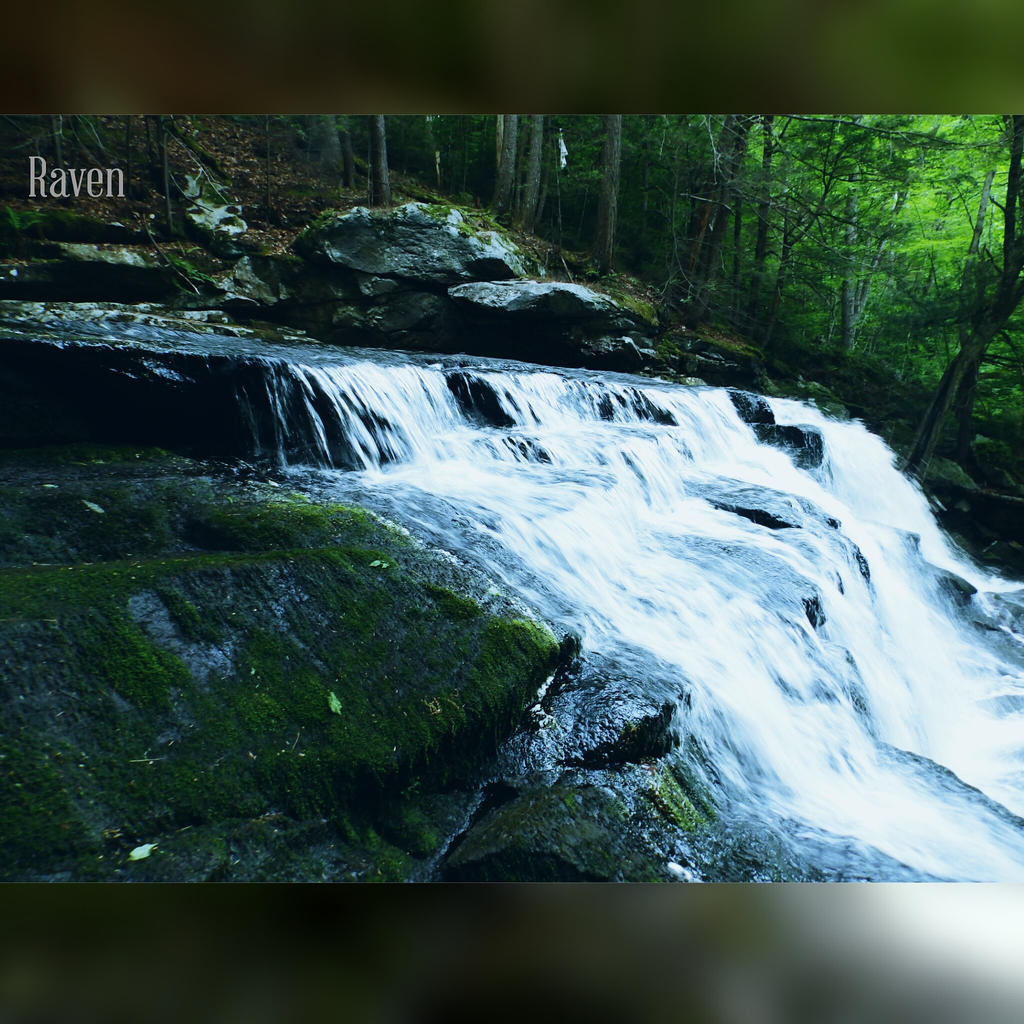 Doane Falls, second fall by GothicRavenMidnight