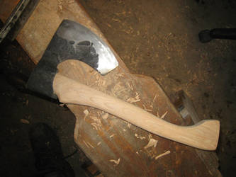 hewing axe