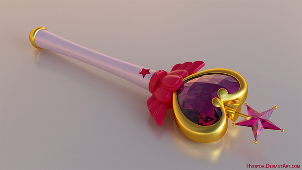 3D Moon - Pink Moon Rod