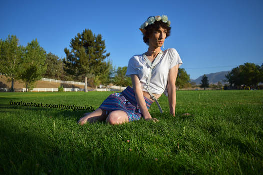Fairy Sitting in a Field
