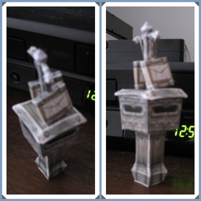 Undercity Mailbox papercraft