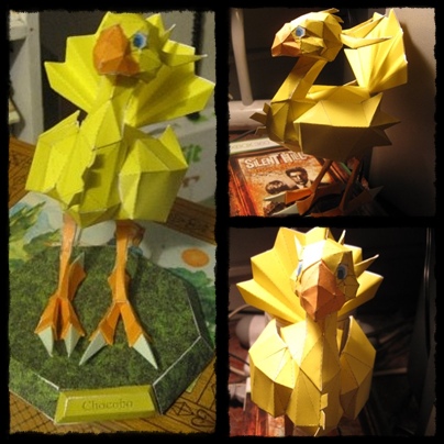 Chocobo Papercraft- Saneperson