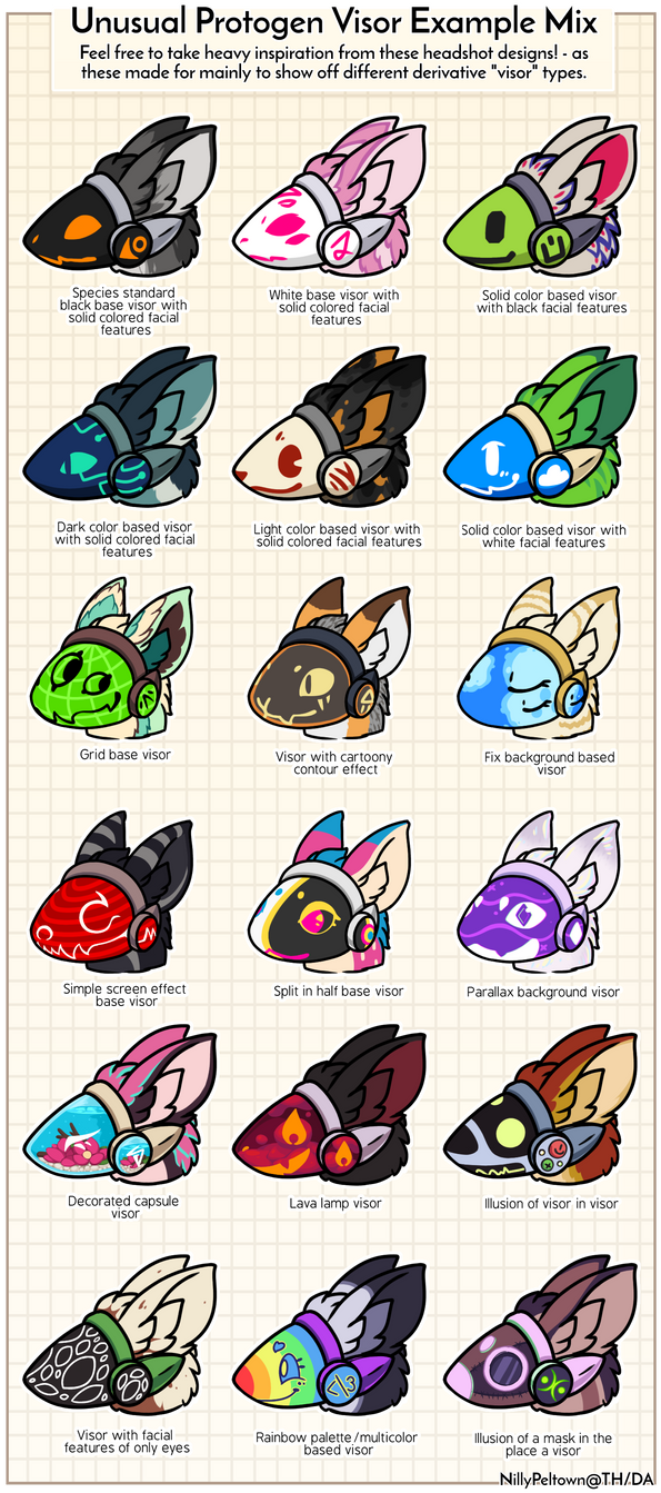 Unusual Protogen Visor Example Mix by NillyPeltown on DeviantArt