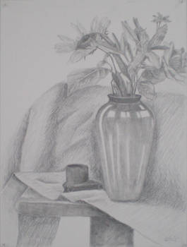 Still Life of vase and flowers