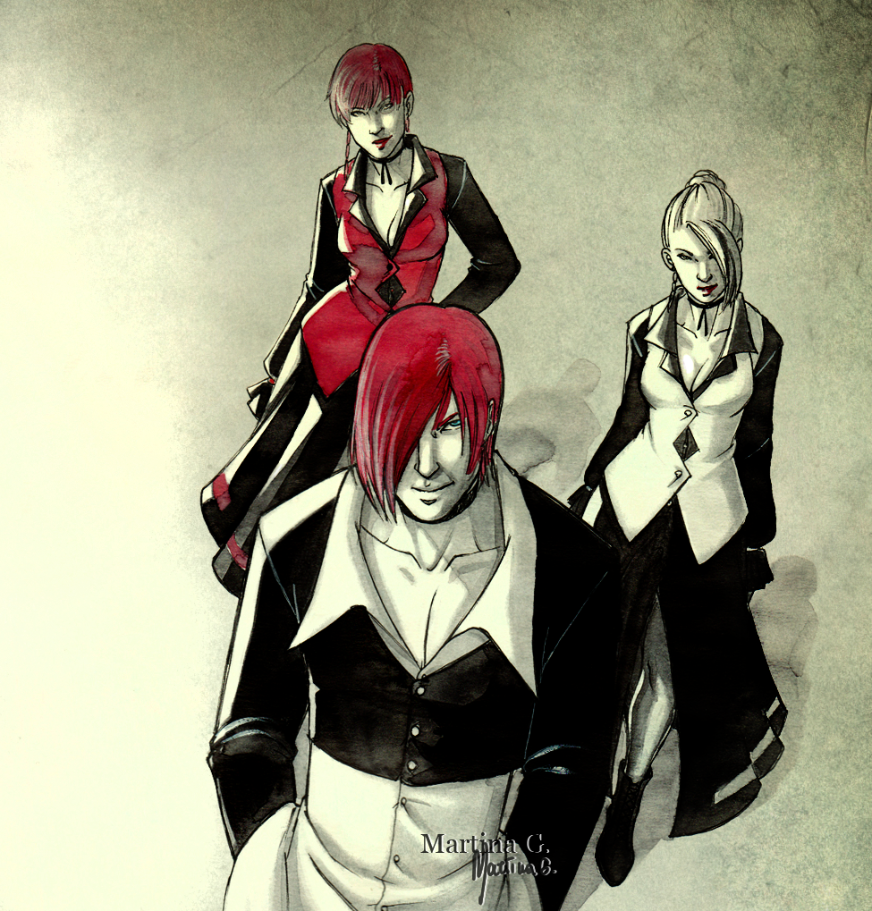 KOF 2002 Yagami Team HD Portrait (Remake) by PPs0226 on DeviantArt