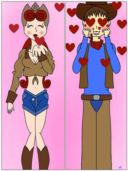 Kissin' em!