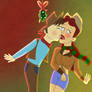 Under the mistletoe