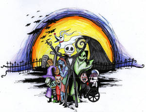 Tattoo Design of Nightmare before Christmas