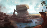 Oasis City: Dark and Days by Roboto-kun