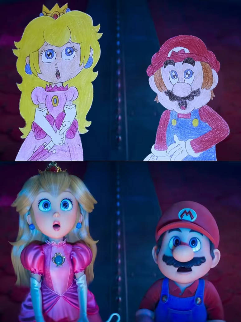 The Super Mario Galaxy Movie Scene Comparison by PrincessPeachFan2023 ...