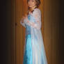 Anna cosplays Elsa 2