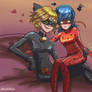 chat noir and ladybug