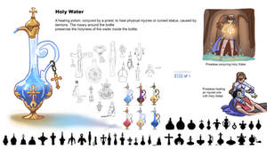Holy water prop design