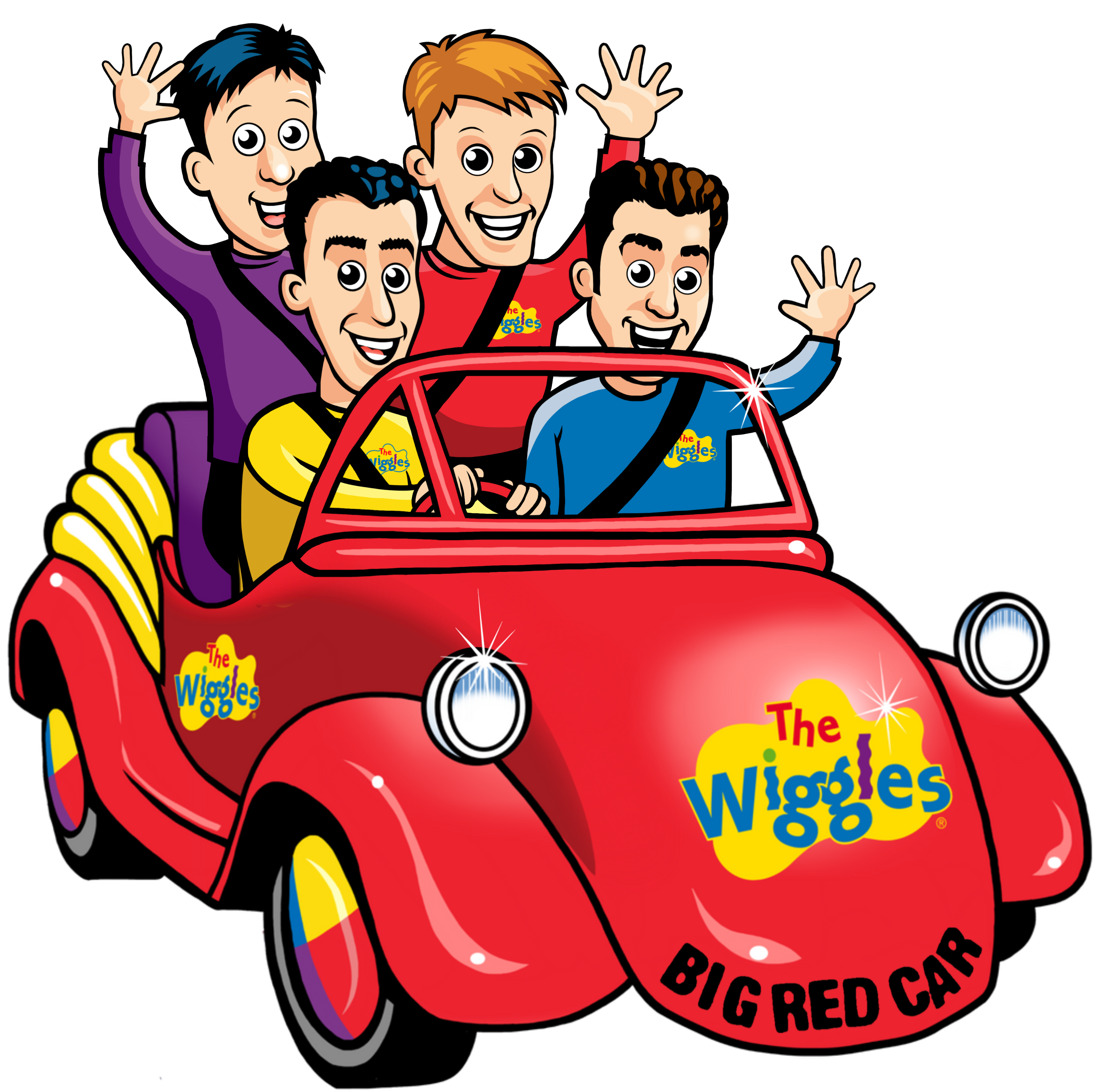 The Cartoon Wiggles Big Red Car PNG (2000-2003) by seanscreations1 on  DeviantArt
