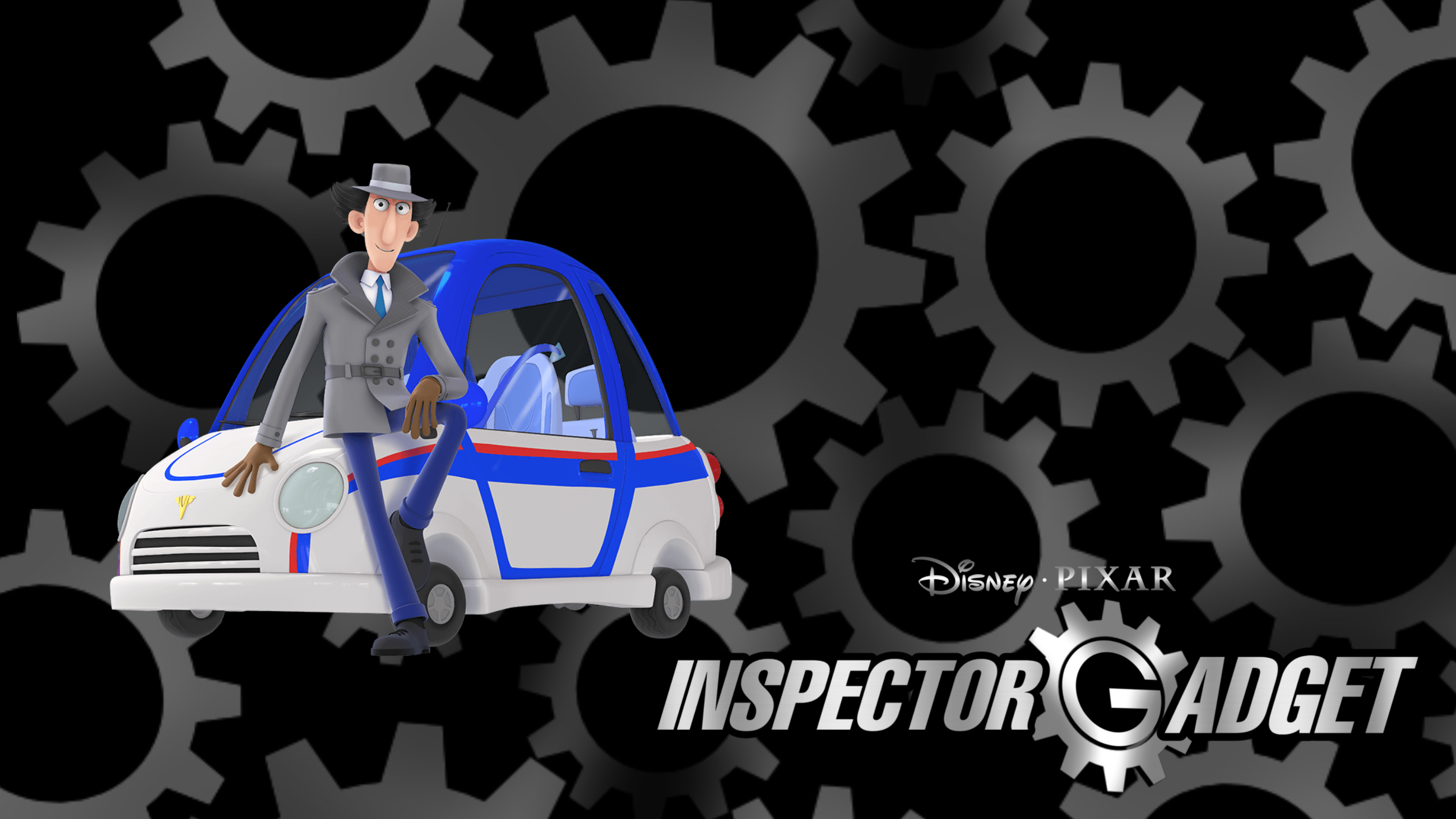 Disney Pixar Inspector Gadget Poster 2024 by seanscreations1 on
