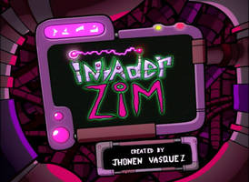 Invader Zim logo Title