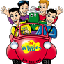 The Wiggles are Riding the Big Red Car Vector 