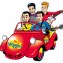 Cartoon Big Red Car (Render) PNG #2