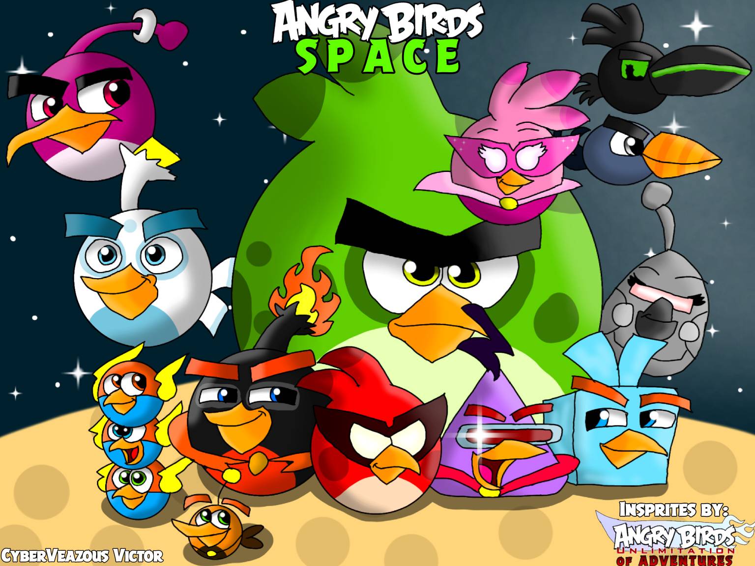 Angry Birds Space Is All Characters In Birds By CyberVeazousVictor On angry-birds-space-is-all-characters-in-birds-by-cyberveazousvictor-on
