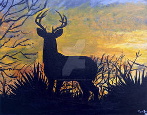 Deer At Dawn