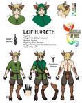 Chronicles of Phyx - Character Sheet: Leif by CinnaMonroe