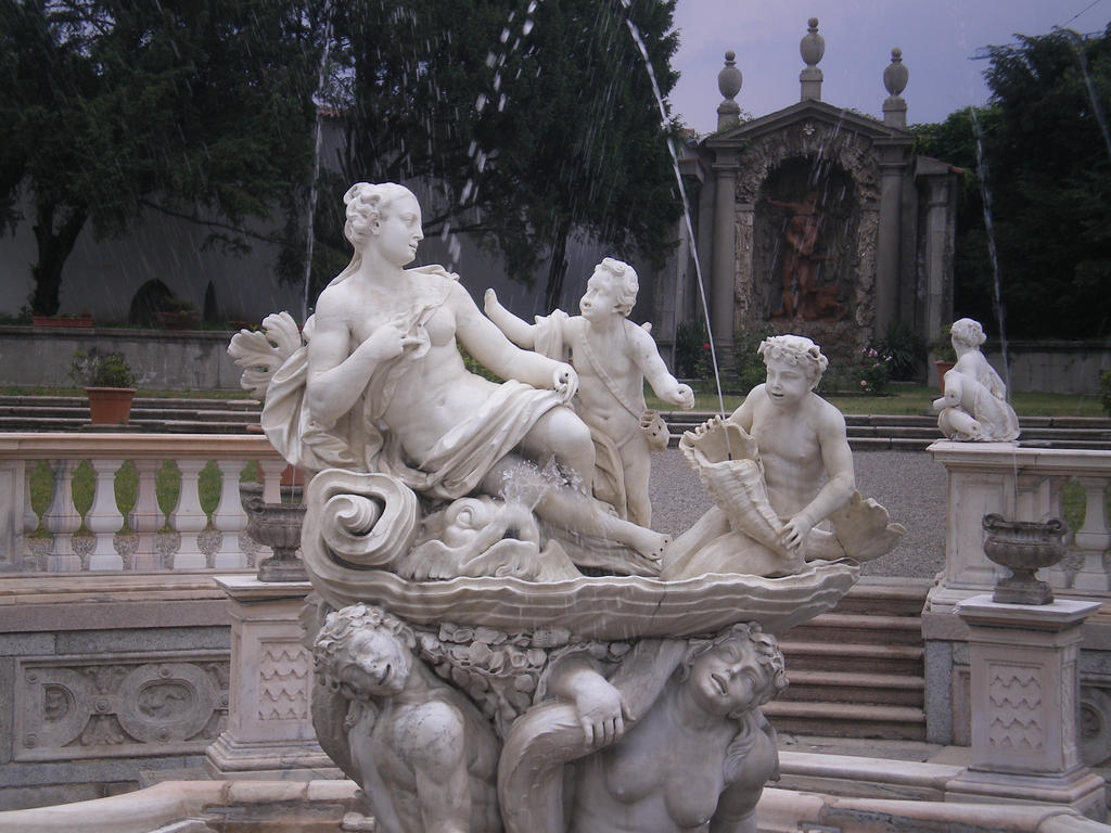 One of Villa Litta's fountain