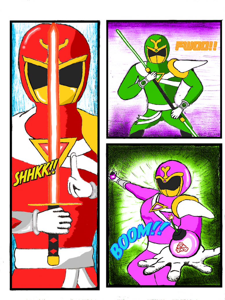 Photo Sentai Comic Samples by jrock3d0artisan on DeviantArt