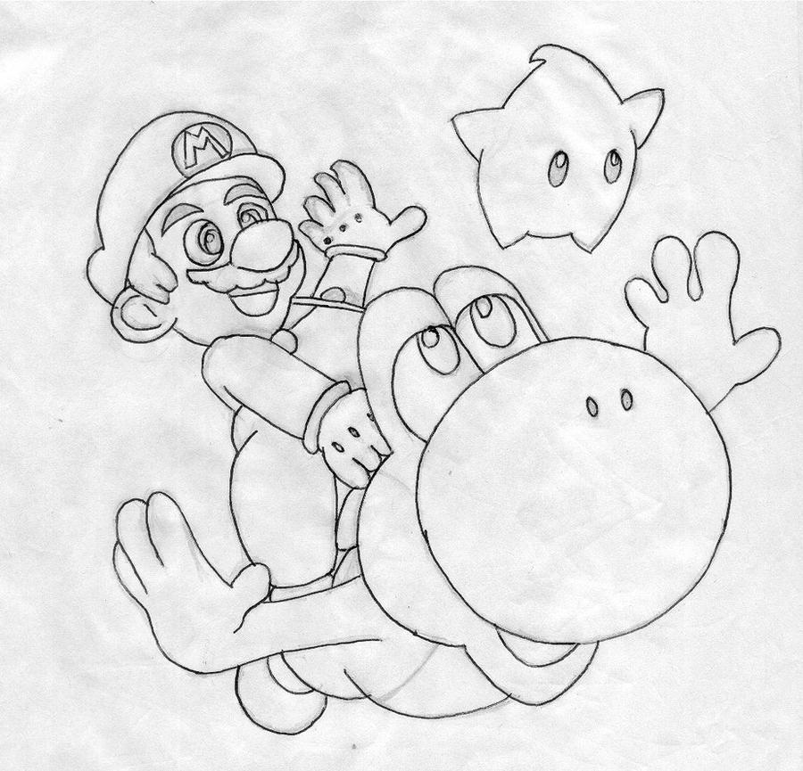 Super Mario Galaxy 2 Sketch by TheCaptainWTF on DeviantArt super-mario-galaxy-2-sketch-by-thecaptainwtf-on-deviantart