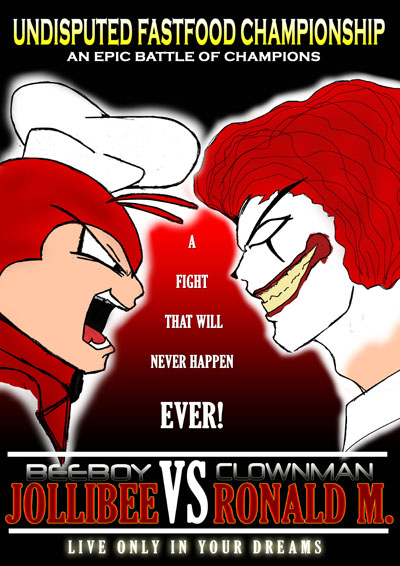 jollibee vs mcdonald poster